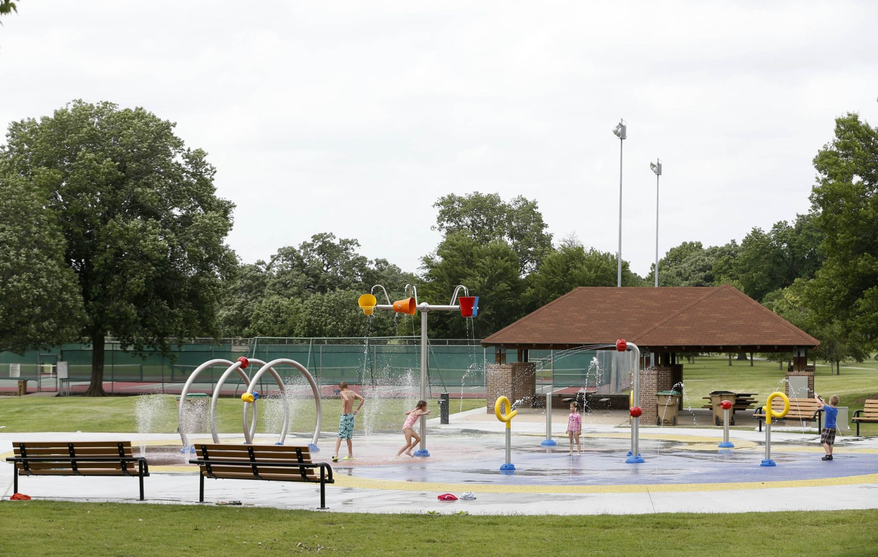 Manion Park water playground